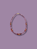 Necklace ''purple crown''