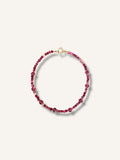 Necklace ''Rubellite heart''