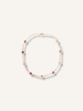 Necklace ''Rosequartz vanilla''