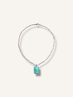 Necklace ''Tourmaline Amazonite''