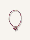 Necklace “Ruby Charms”