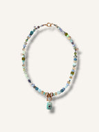 Necklace “ Mystique azul “