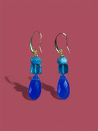Earrings Blue oceaan