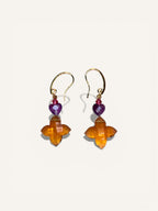 Earrings Lemon flower