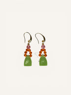 Earrings Lime triangle