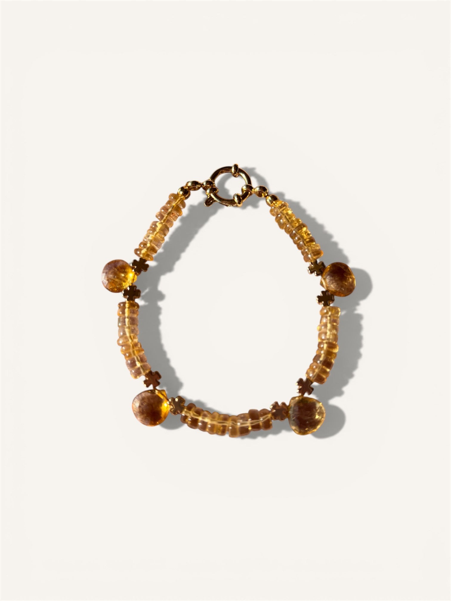 Bracelet “Golden citrine”