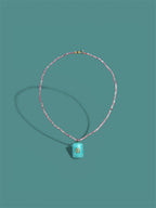 Necklace ''Tourmaline Amazonite''