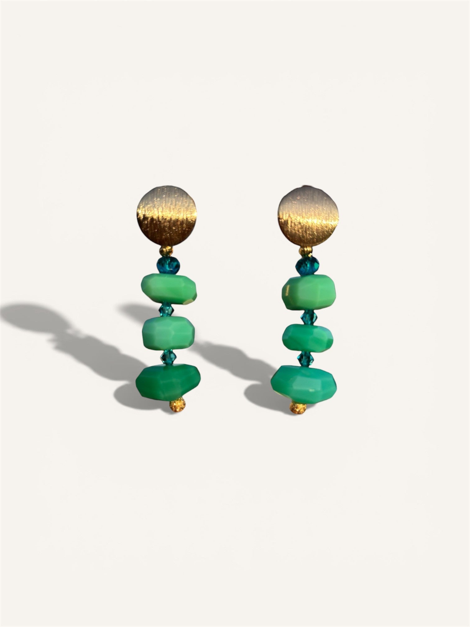Earrings Sacred green